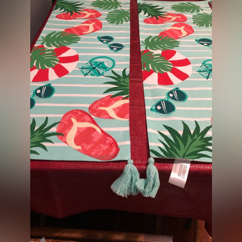2 Summer decorative Table RUNNERS for all kinds of tables and so much more!!!